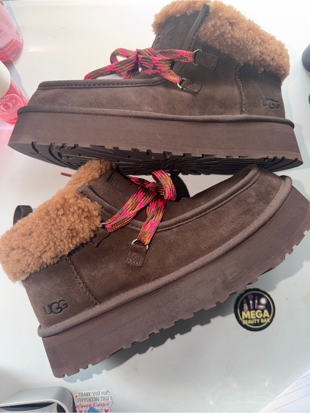 UGG Funkarra Cabin Cuff Boots! New w/o box, new with tags• Size 9 Women’s•